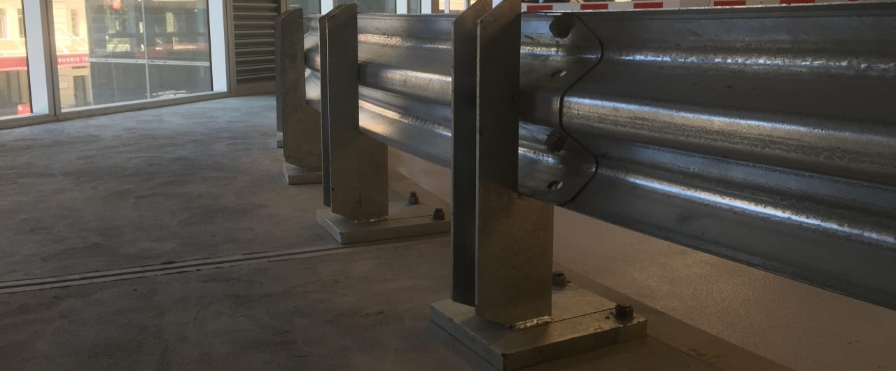 RHINO-STOP® 240 Heavy Duty Guardrail rhino stop 240 providing heavy duty protection