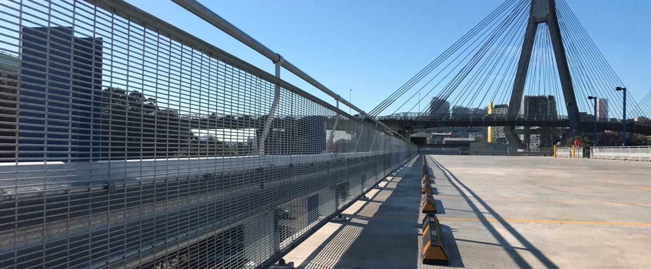 RHINO-STOP® Guardrail rhino stop pedestrian fall protection car park barrier