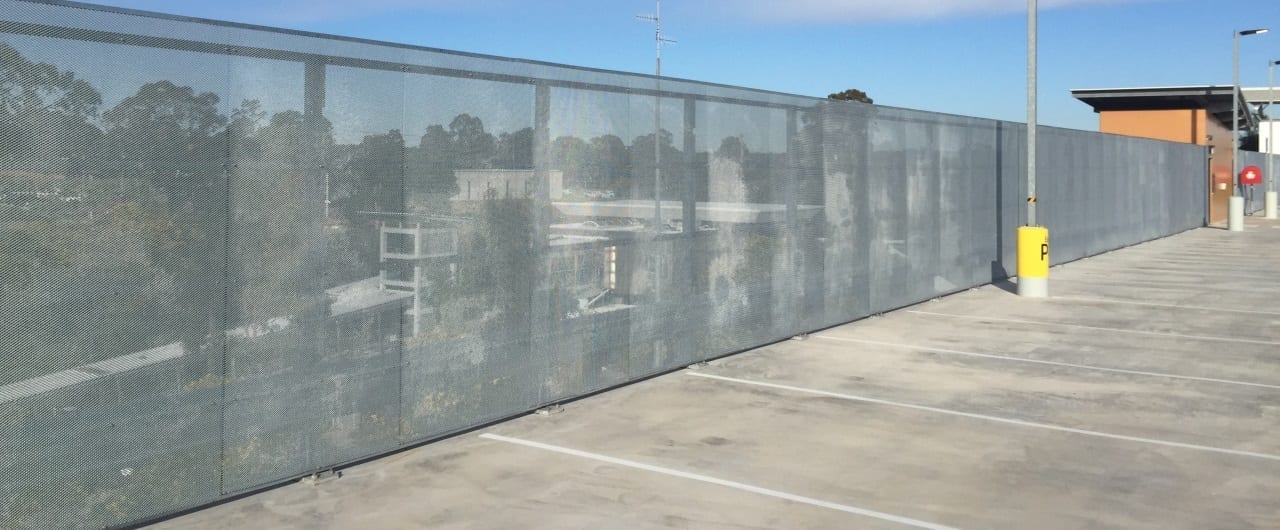 RHINO-STOP® Screen Guardrail rhino stop screen car park barriers