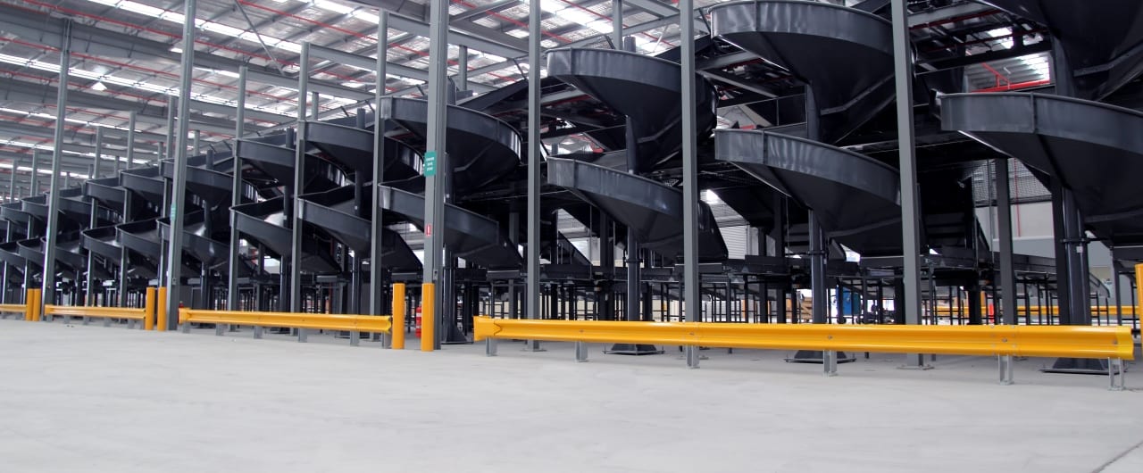 RHINO-STOP® Warehouse Guardrail rhino stop warehouse division barrier