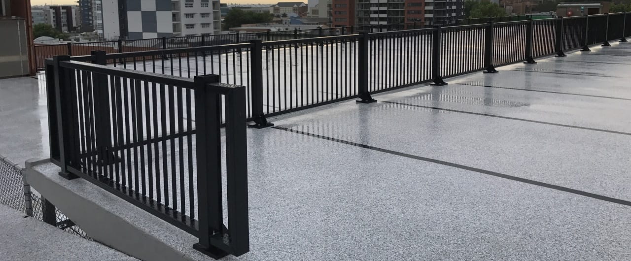 RHINO-STOP® Elite Guardrail rhino stop elite perimeter safety barrier