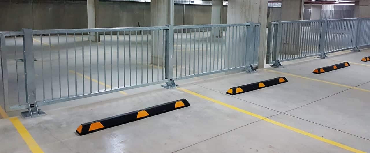 RHINO-STOP® Elite Guardrail rhino stop elite car park boundary safety barrier