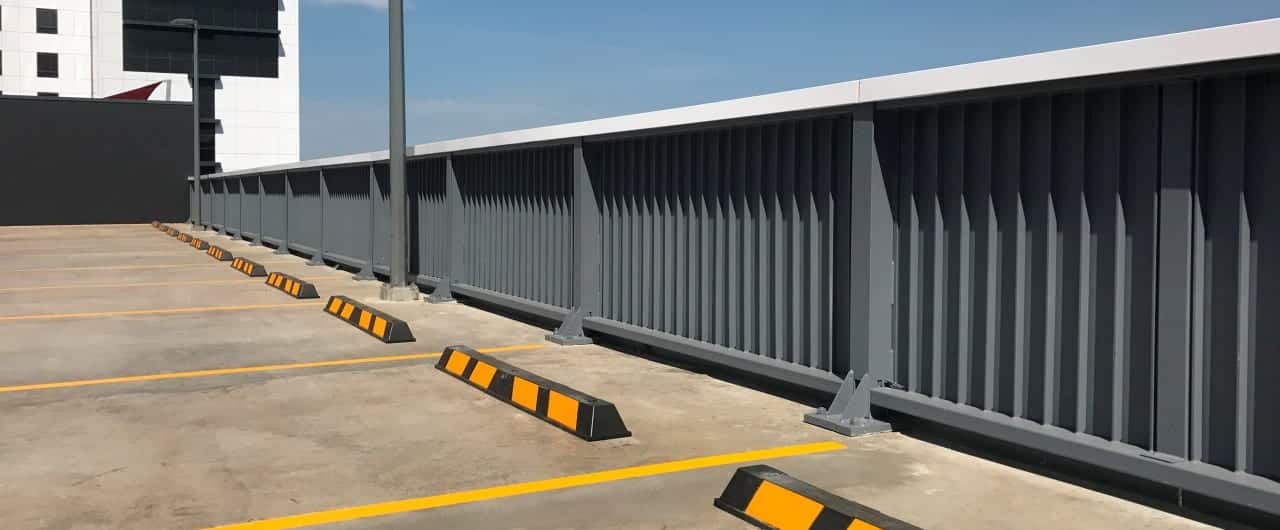 RHINO-STOP® Elite Guardrail rhino stop ellite car park fencing