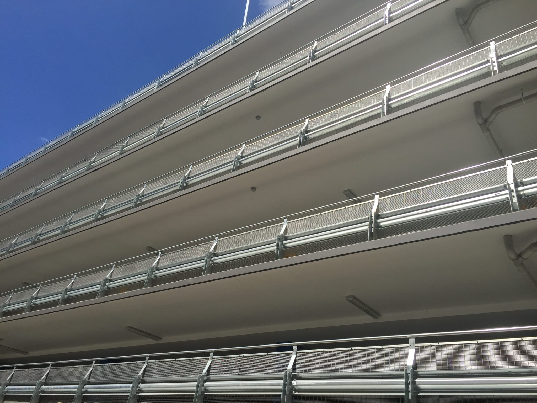 RHINO-STOP® Guardrail coles tooronga car park safety barrier system project
