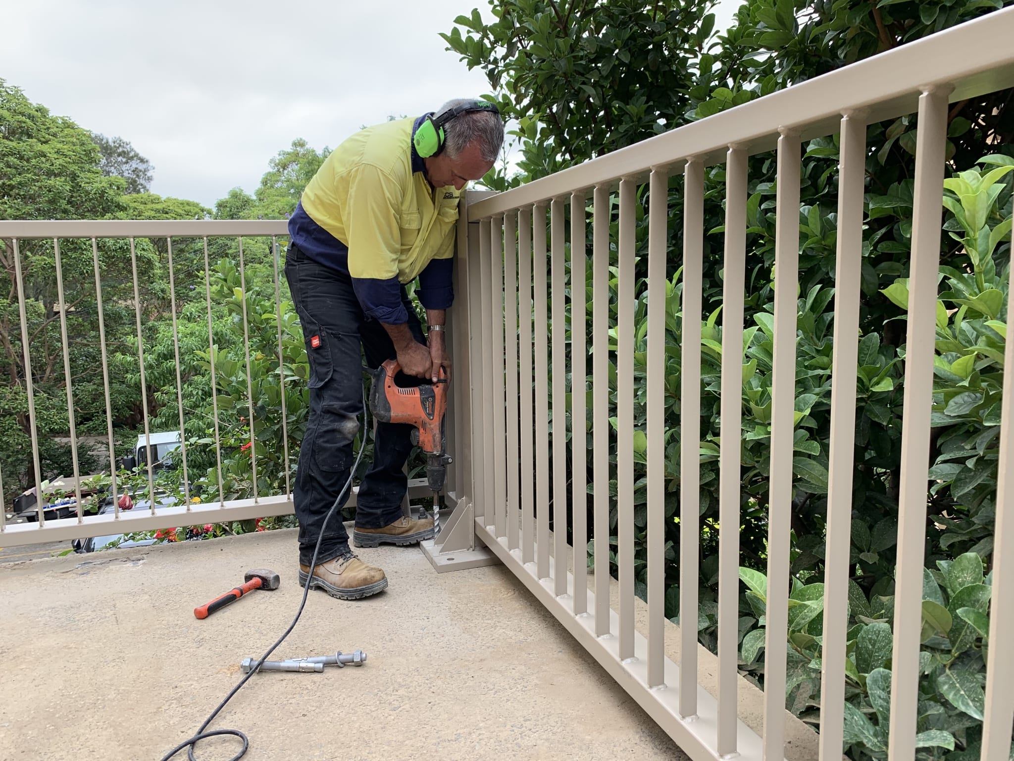 Artarmon Apartment Complex Guardrail Project artarmon apartment complex car park safety barrier with rhino stop elite