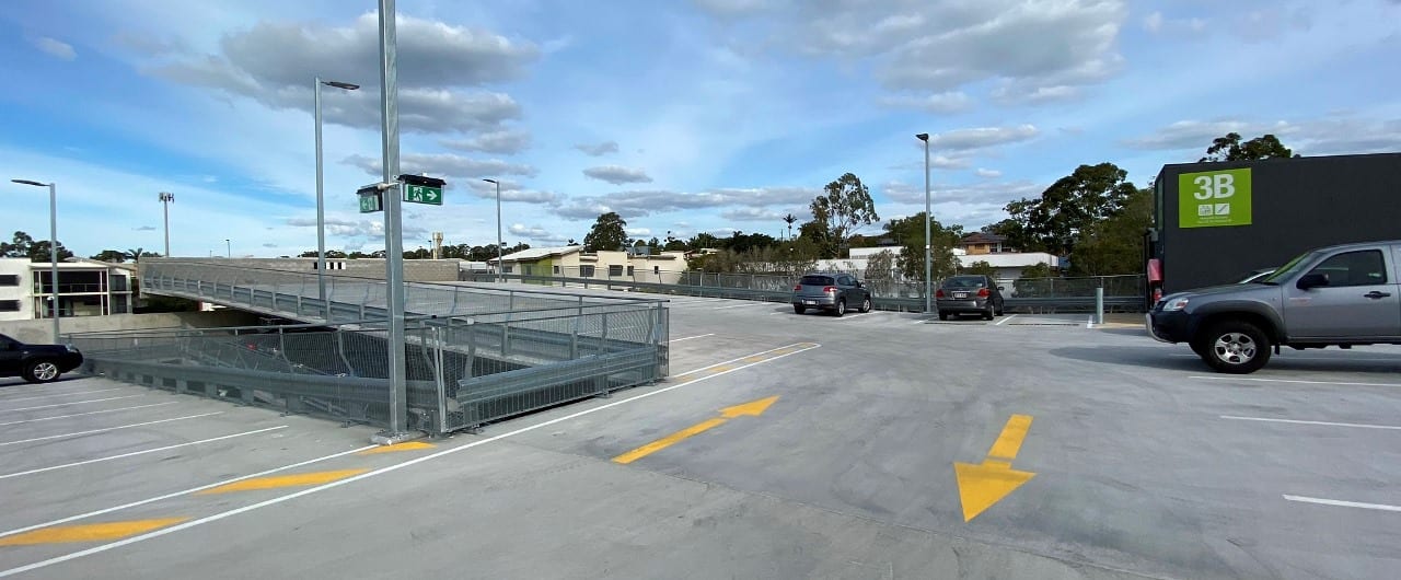 North West Private Hospital Car Park Barrier Project safe direction car park rhino stop safety barrier protection