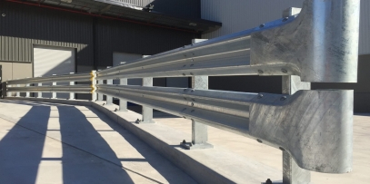rhino stop truck guard the ideal forklift guardrail solution