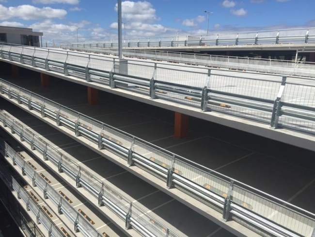 coles tooronga car park safety barrier project