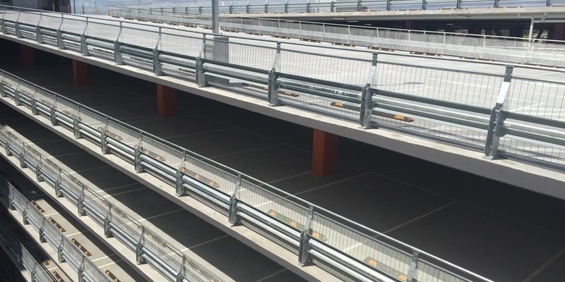 coles tooronga car park safety barrier project