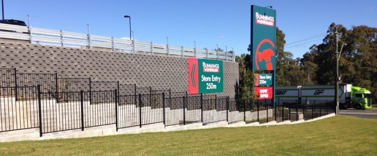 Bunnings Blacktown Guardrail Project March 2018 Safe Direction®️