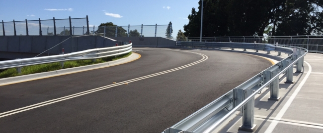 newcastle bridge crash safety with safe direction guardrail systems