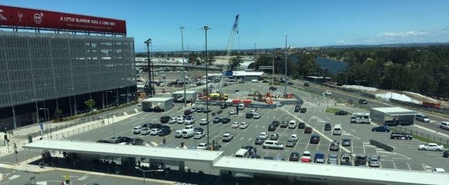 sydney airport car park pedestrian fencing system project