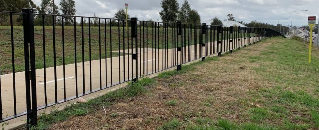 narellan road pedestrian fencing project