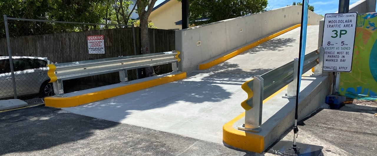 Brisbane Road Car Park Barrier Project January 2021 Safe Direction®