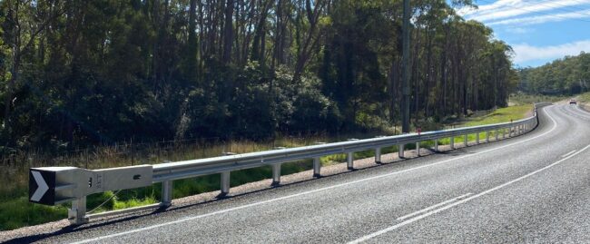 railton mainroad safety barrier project