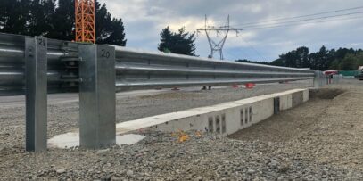 World First! – MASH TL4 Bridge Barrier Spans 16m with No Posts on Bridge