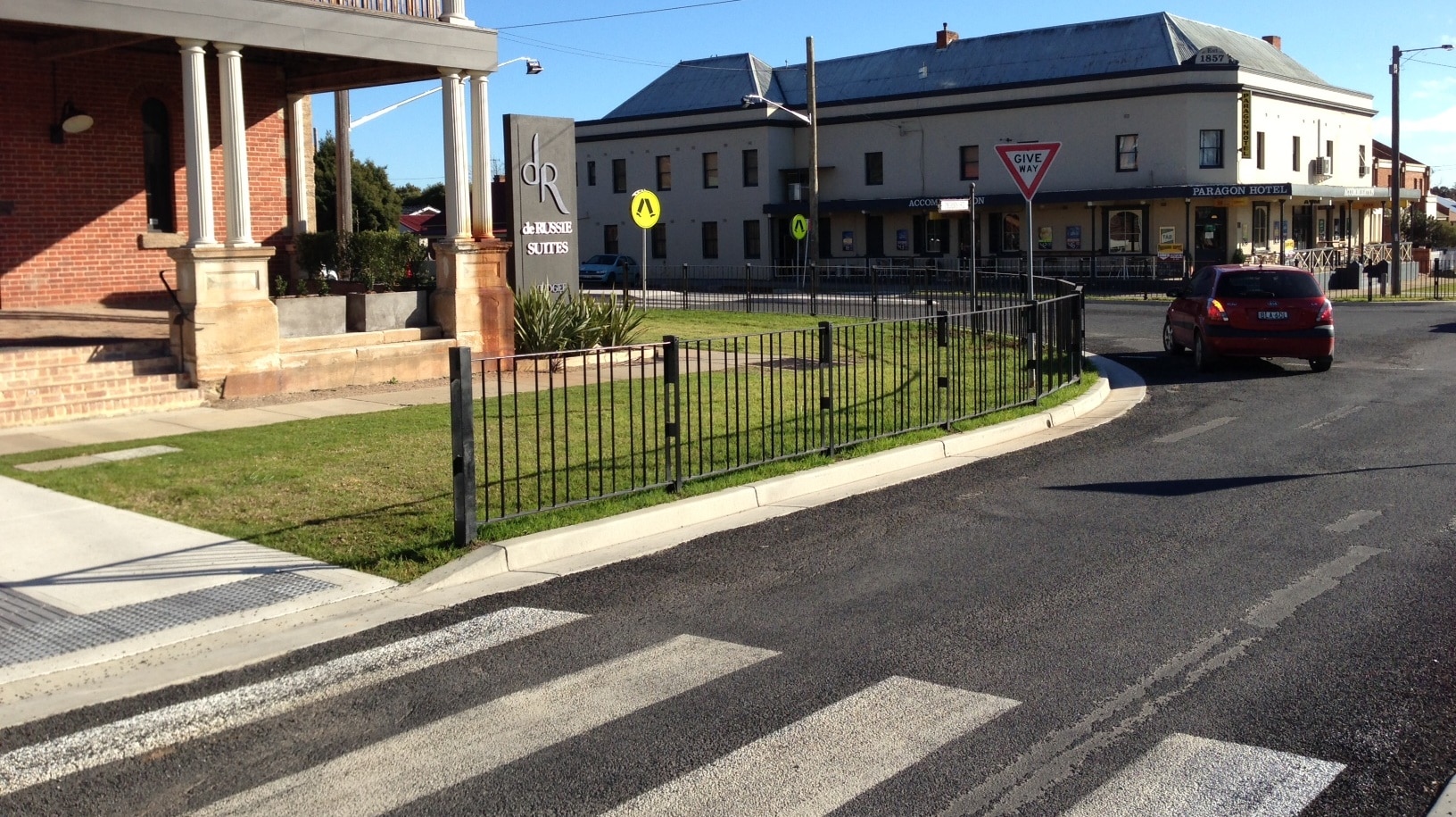 Barrier separation is an important occupational health and safety consideration and limits pedestrian and vehicle interaction