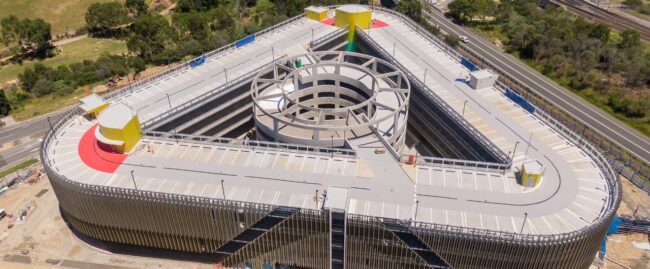 Springfield Central (2) arial view of the Springfield central carpark