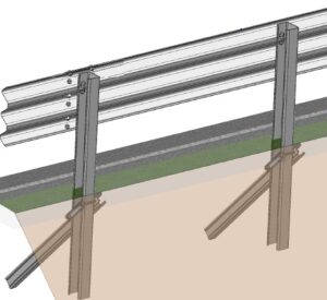 MASH TL4 barrier system ensure road safety through engineered solutions for batter hinge locations.
