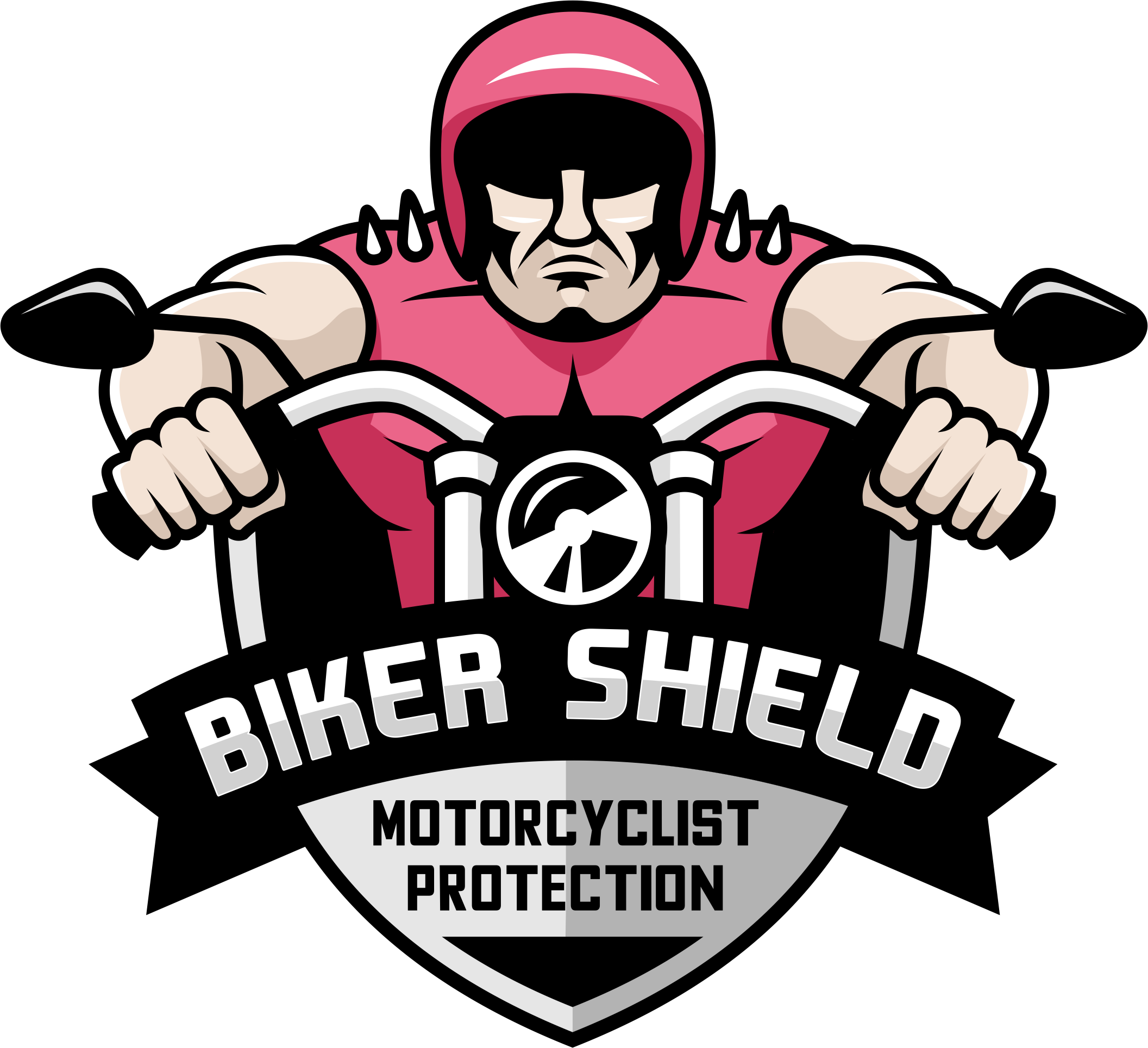 Biker Shield Logo - Bridge and Culvert Barriers