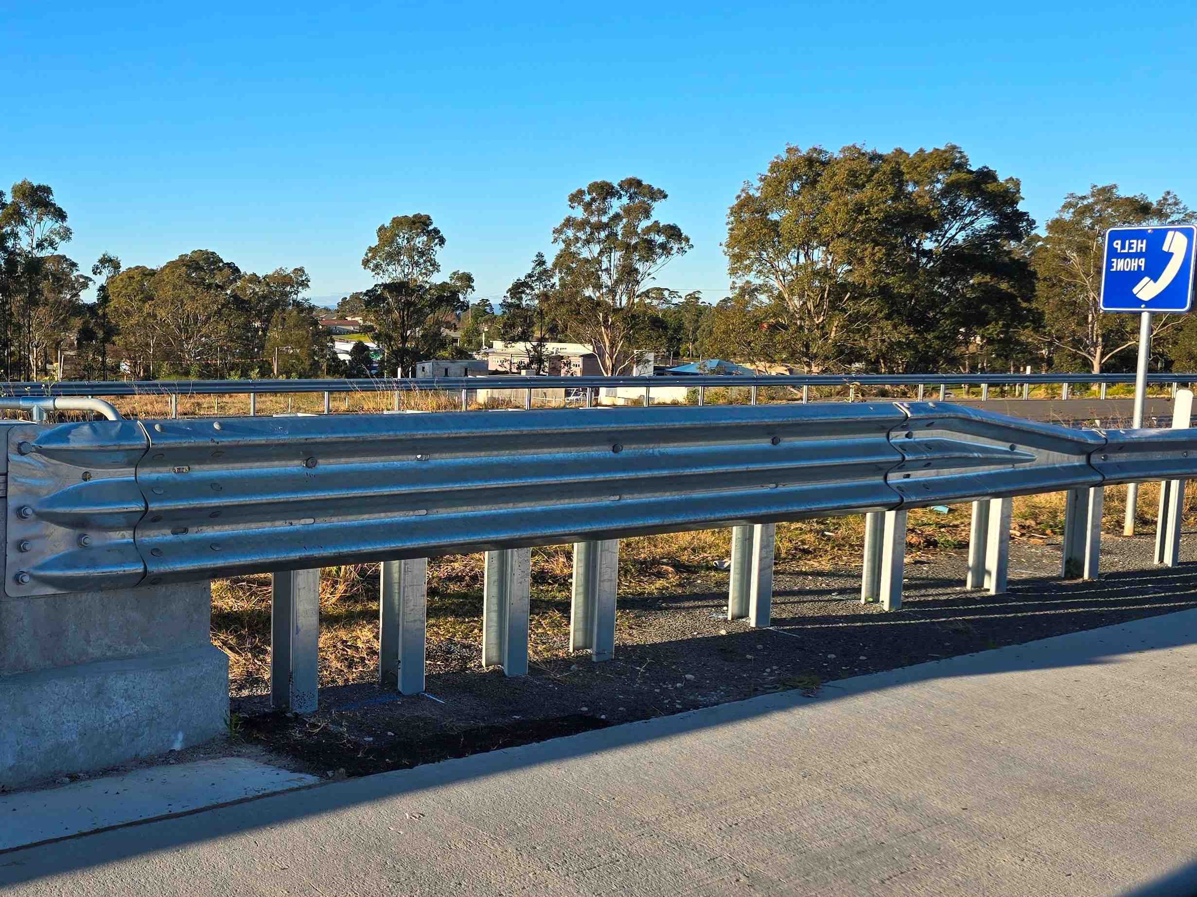 Transition Shield RamShield Transition MASH Guardrail | Guardrail Crash Barrier