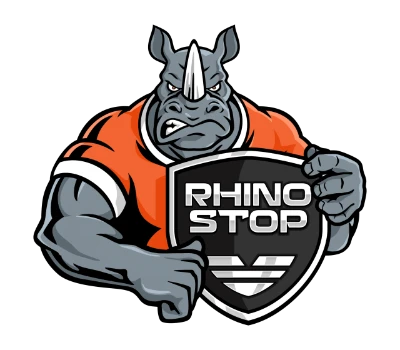 RhinoStop Logo - Car Park and Warehouse Barriers